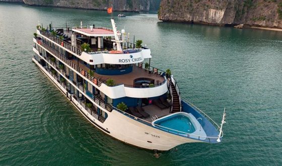 Rosy Cruise:Halong Bay – Lan Ha Bay – Pearl Farm Village – Dark & Bright Cave