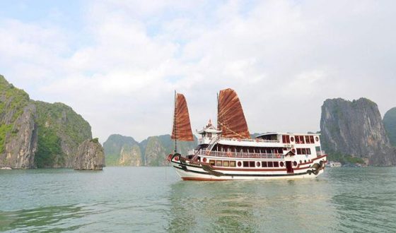 Royal Palace Cruise:Halong Bay – Surprising cave – Titop Island – Luon Cave