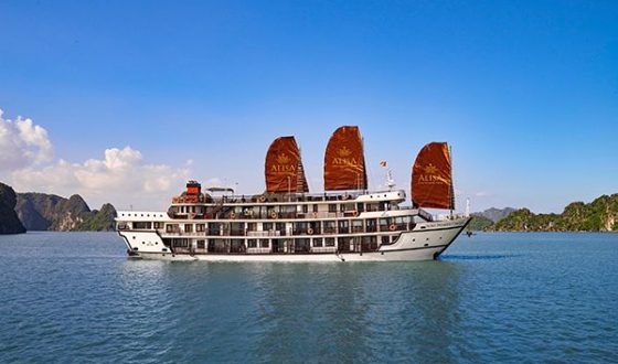 Halong Alisa Cruise: Halong bay – Surprising Cave – Titop Island – Luon Cave