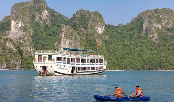 Halong Lotus Cruise:Hanoi – Halong Bay – Surprising- Ti Top Island – Luon Cave